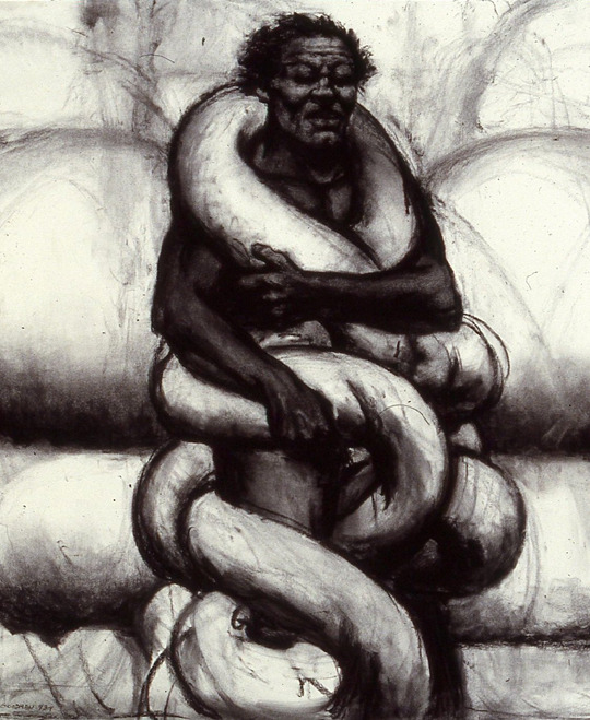 a man entwined 19931994 charcoal and pastel on paper 58.75x51.jpg